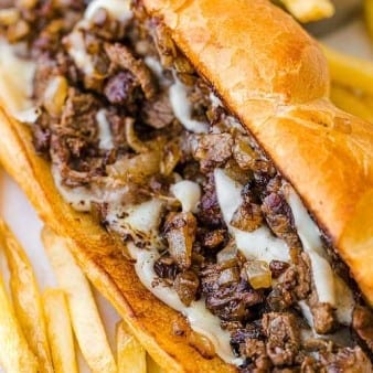 Philly Cheesesteak Sandwich.