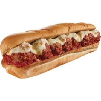 Meatballs Parmigiana Sandwich.