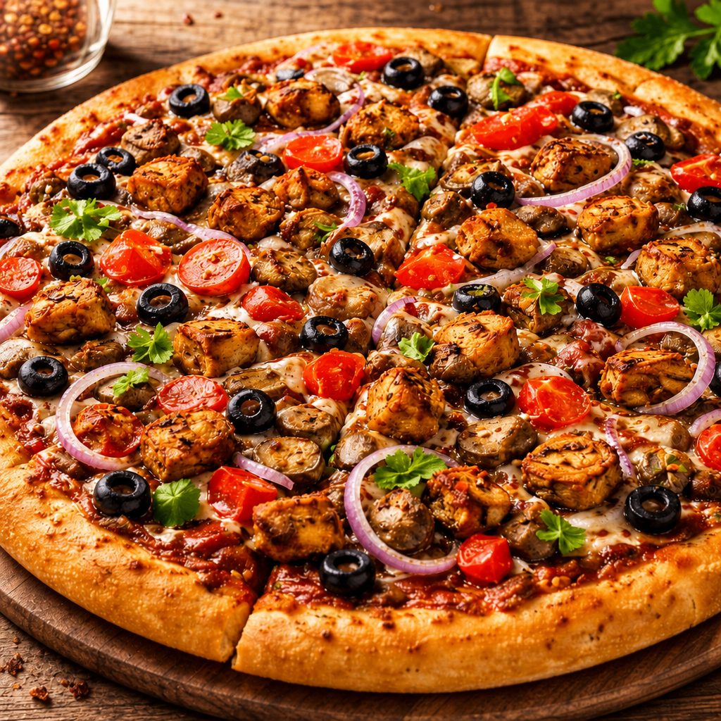 Vegetable Pizza - Medium 12".
