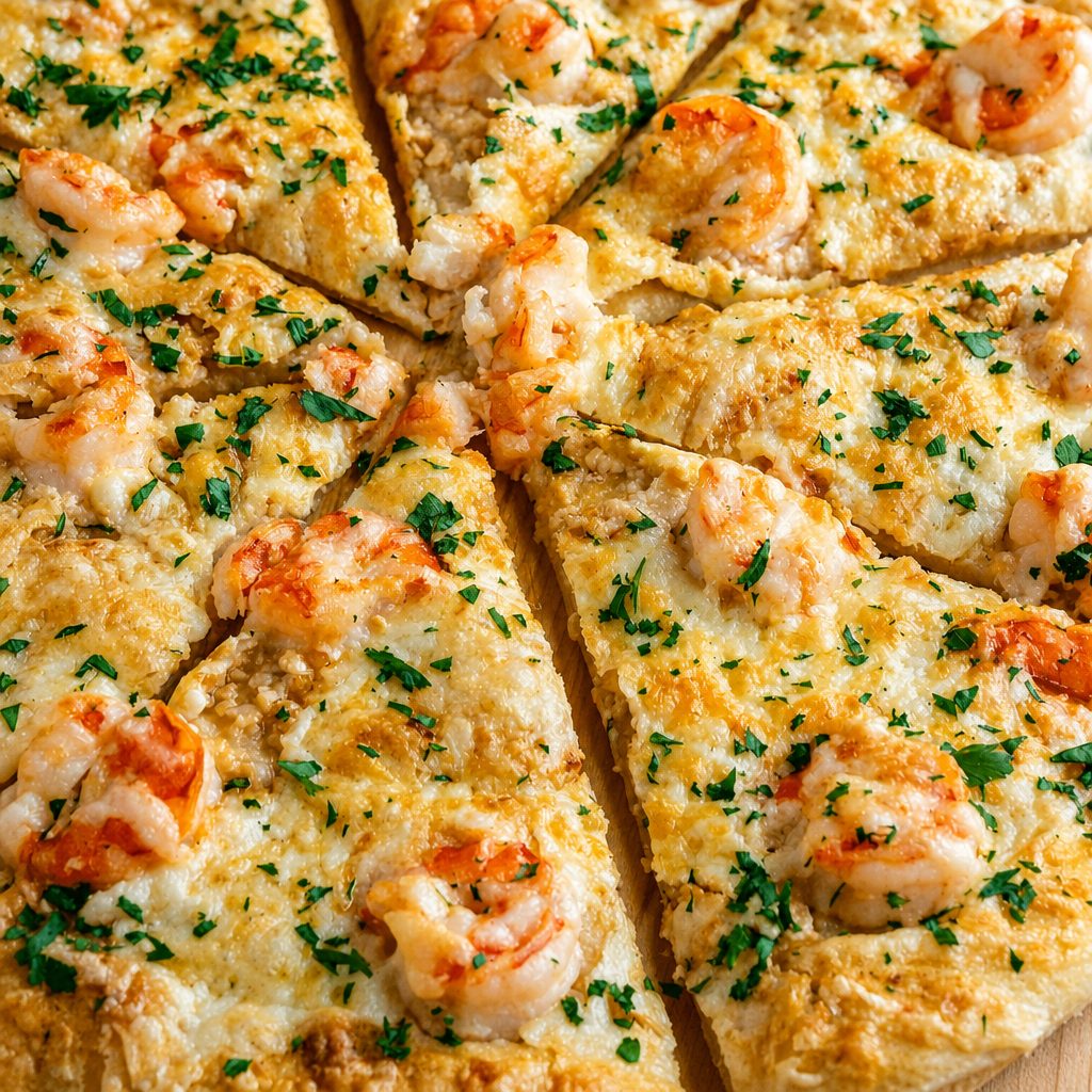 Shrimp Scampi Pizza - Large 15".
