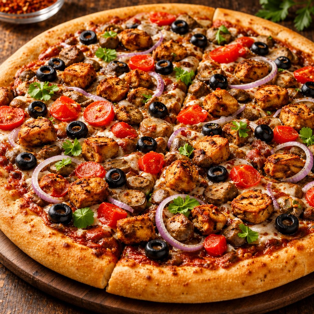 Vegetable Pizza - Small 8".