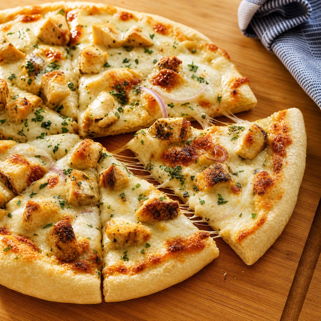 Chicken Alfredo Pizza - Medium 12".