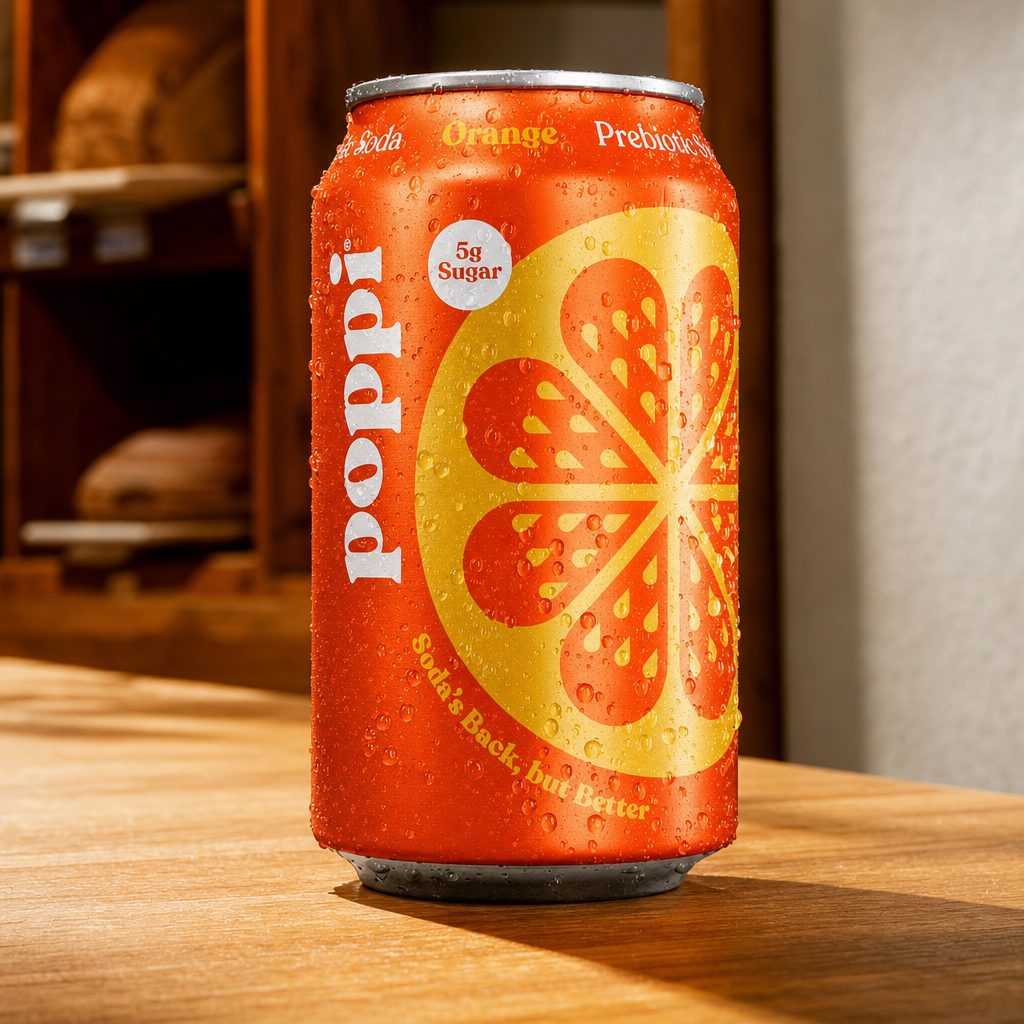 Poppi Orange.