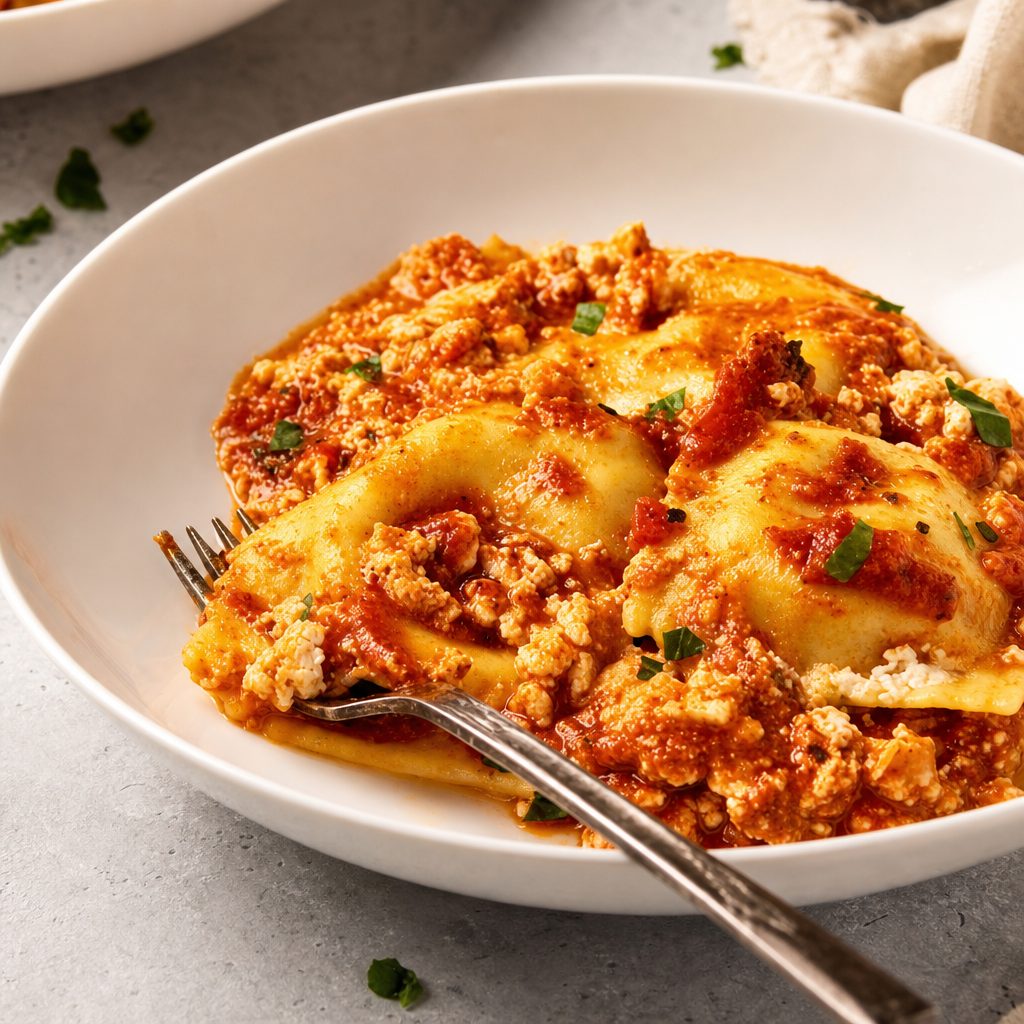 Baked Ravioli.
