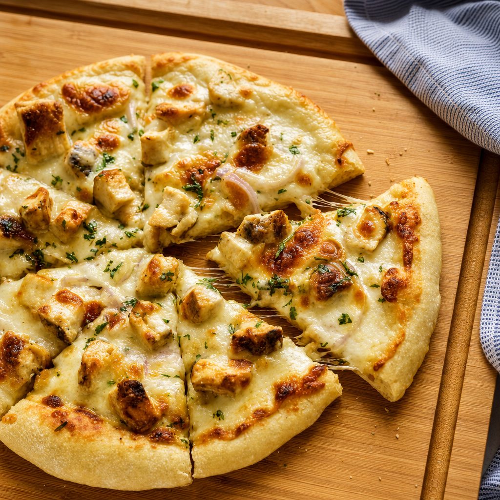 Chicken Alfredo Pizza - Large 15".