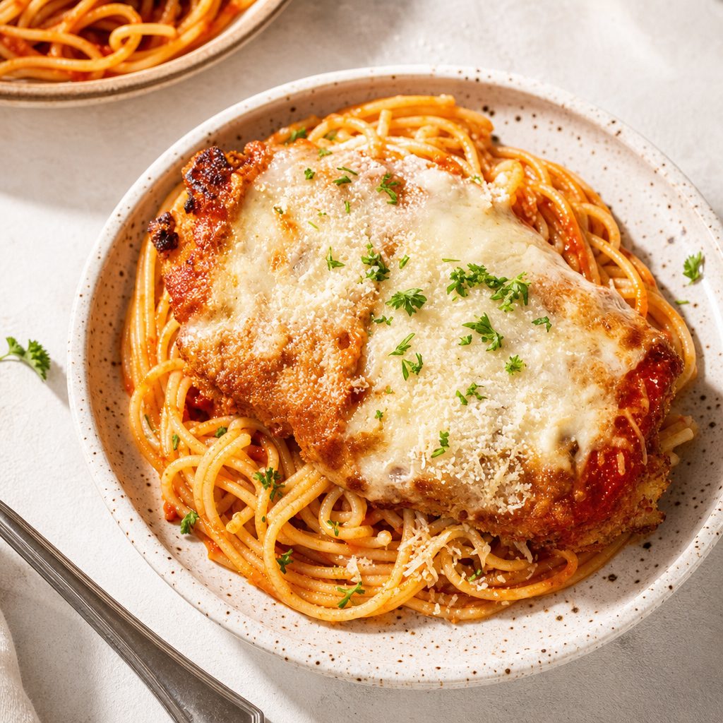 Chicken Parmigiana Dinner.